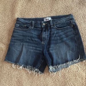 PAIGE Dark Blue denim shorts
